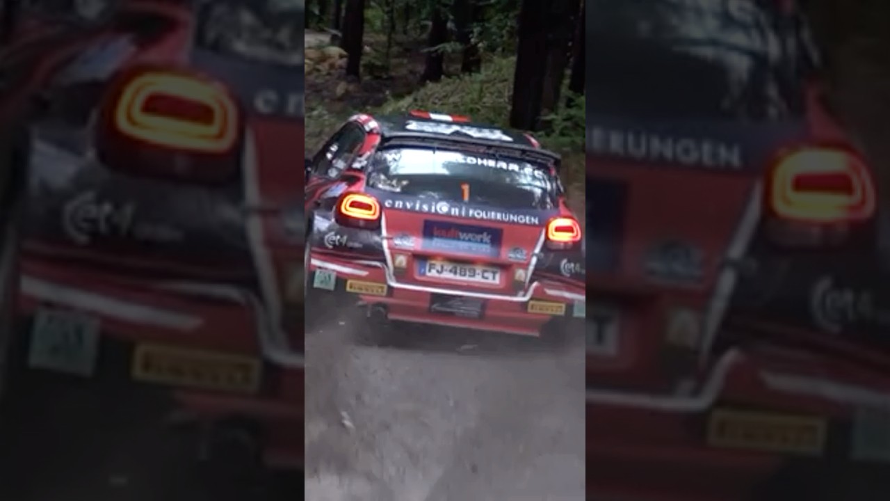 Land der 1000 H&uuml;gel Rallye 2024 Luca Waldherr Citro&euml;n C3 Sound Jump Rally Land der 1000 H&uuml;gel