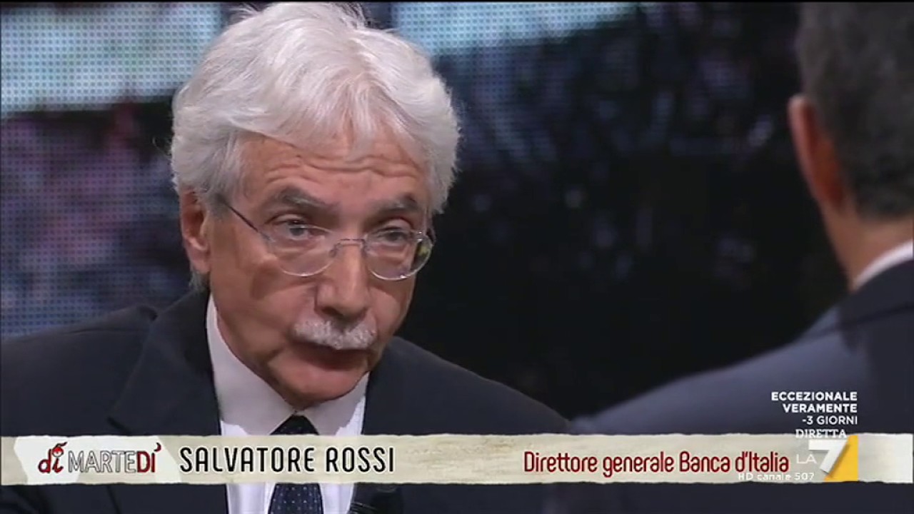 L'intervista al Direttore Generale della Banca d'Italia Salvatore Rossi sull'euro e la ...