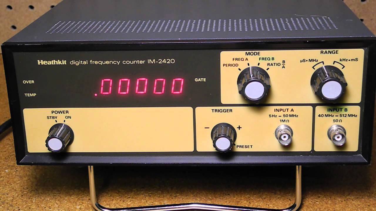The Heathkit IM-2410 and IM-2420 Digital Frequency Counters
