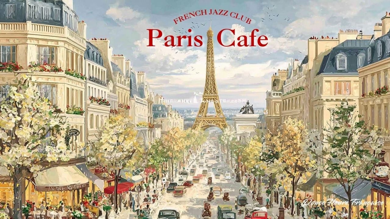 𝐒𝐮𝐧𝐧𝐲 𝐏𝐚𝐫𝐢𝐬 𝐂𝐚𝐟𝐞 ☕ Elegant Instrumental Music — Charming Streets & Sunbeams | Relaxing