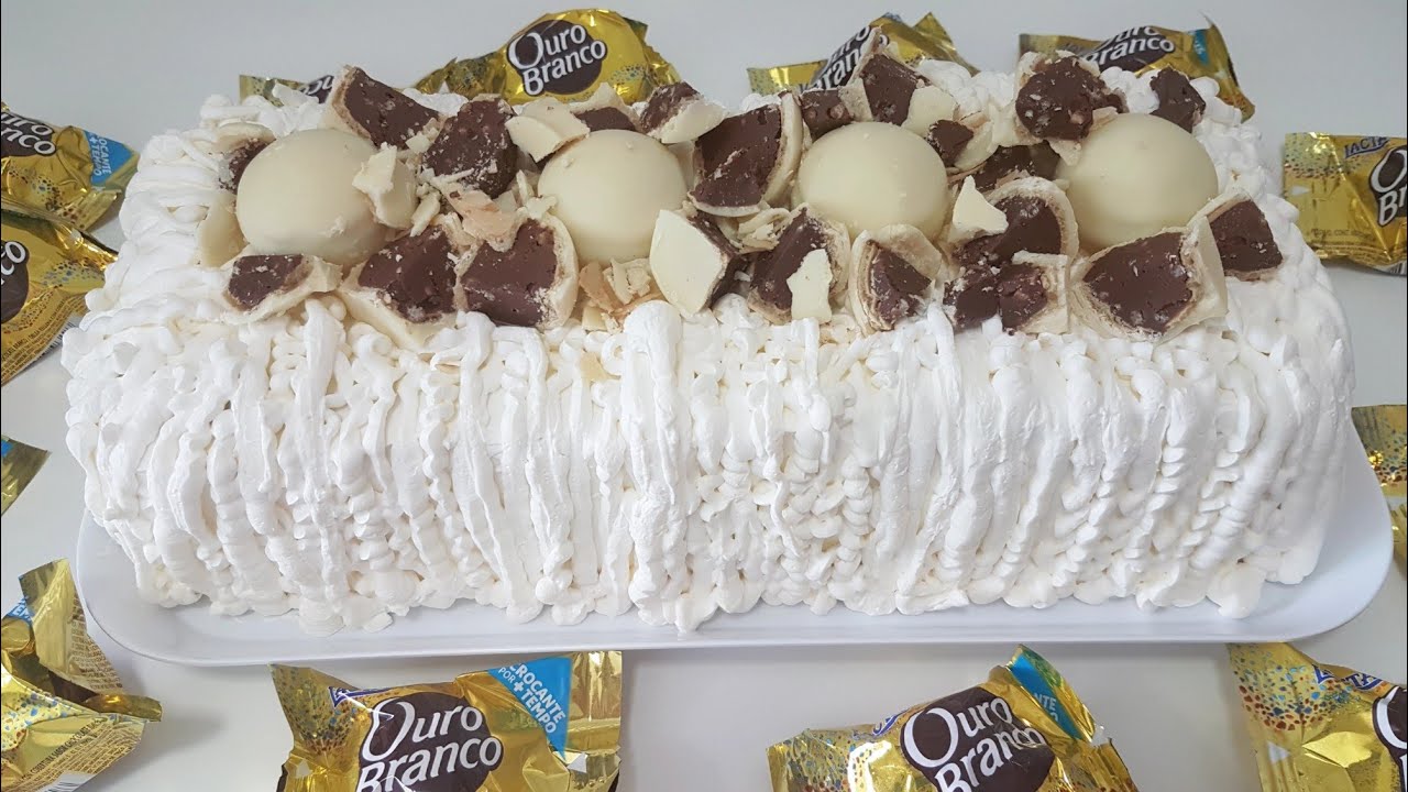 BOLO OURO BRANCO - SLICE CAKE/ WHITE GOLD CAKE FOR SLICE CAKE