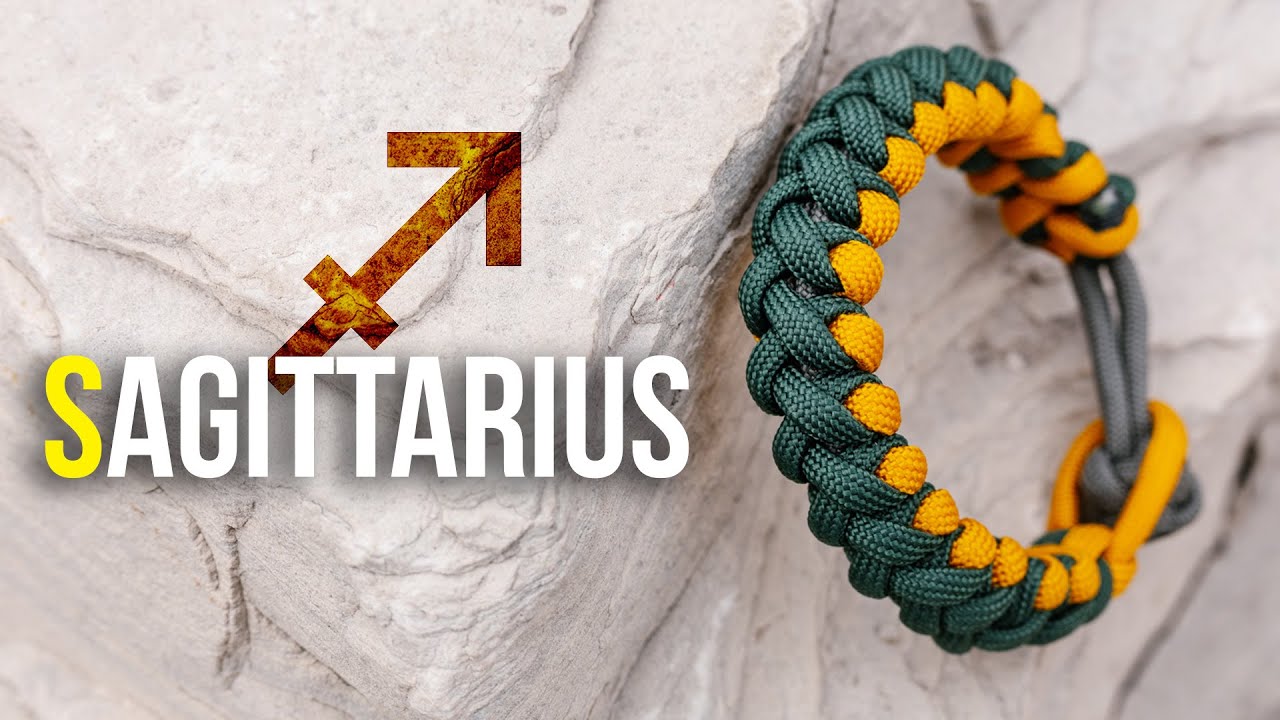 🏹Sagittarius Paracord Bracelet Tutorial | No Buckles