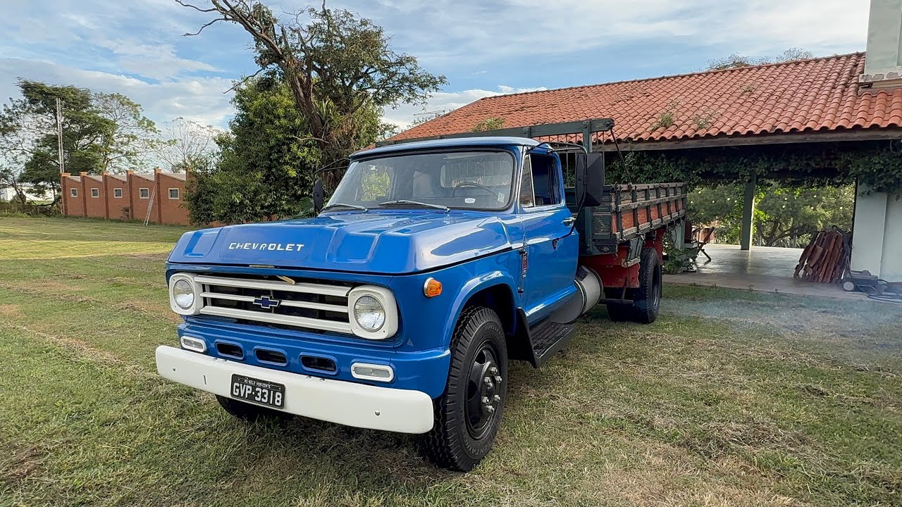 NOSSO CAMINHÃO CHEVROLET D60 DIESEL E O GALPÃO IV QUASE PRONTO