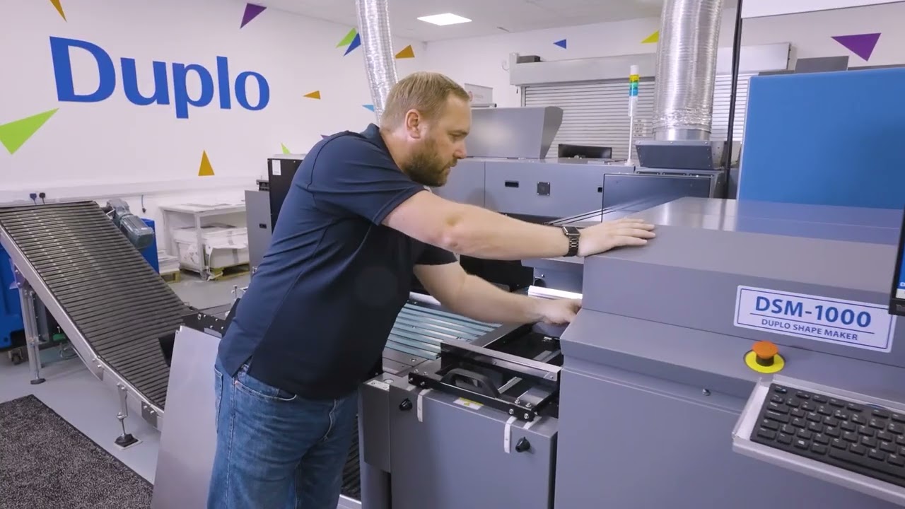 DSM-1000 B2 Platen Die Cutter | Product Demo | Duplo USA