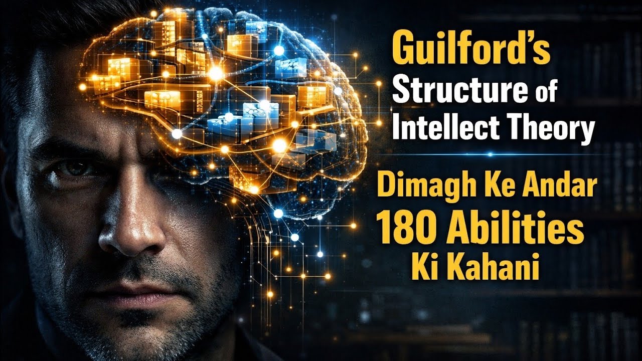 Guilford’s Structure of Intellect Theory | Dimagh Ke Andar 180 Abilities Ki Kahani | Part 2