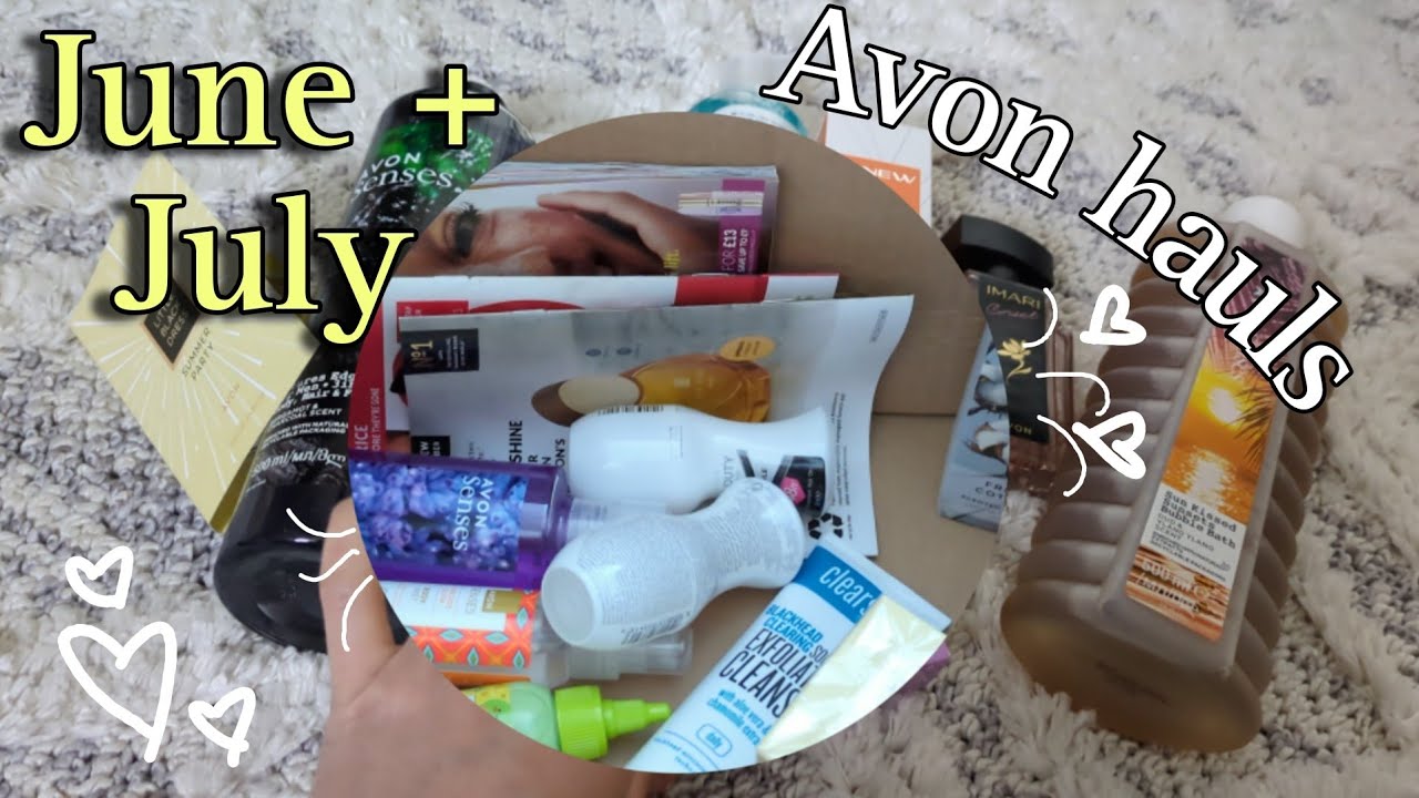 June and July AVON UK hauls ✨