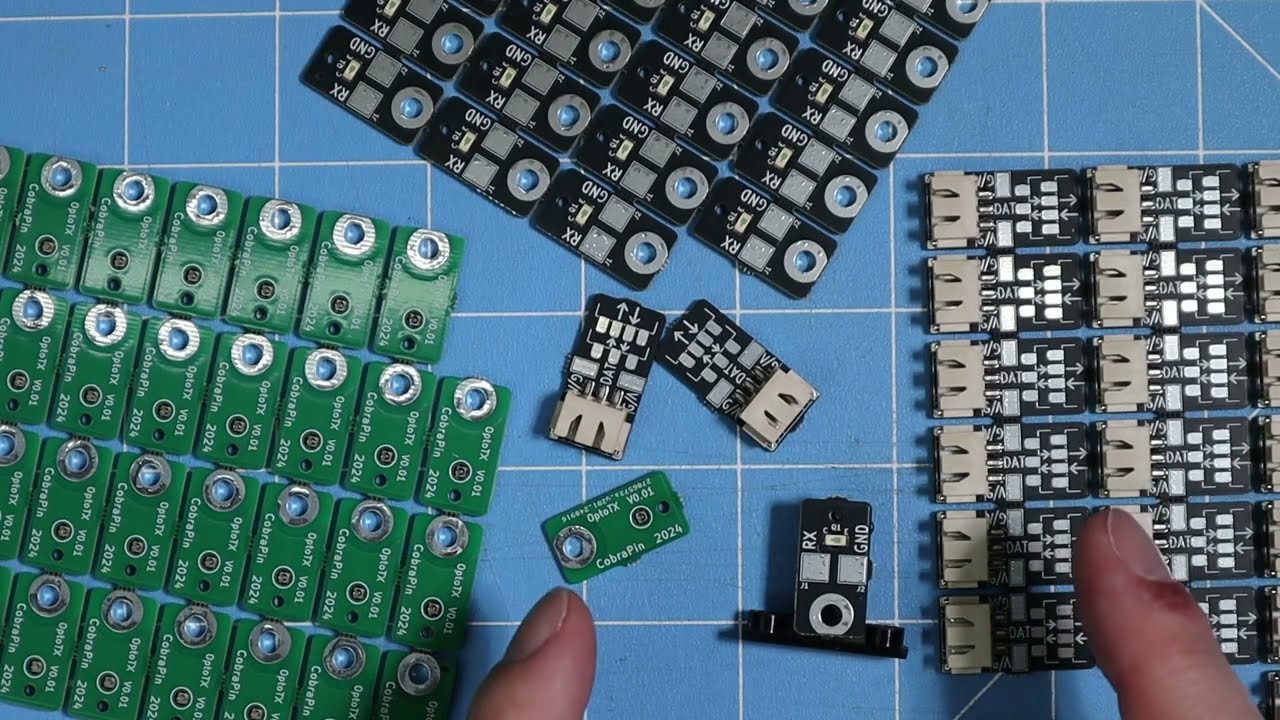 Optos and Neopixel Connectors - CobraPin Fresh Friday