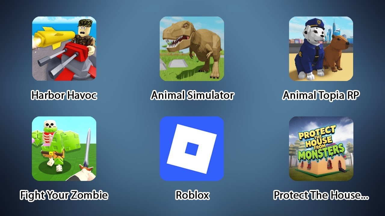 Animal Topia, Harbor Havoc, Animal Simulator, Protect House From Monsters, Fight Your Zombie #roblox