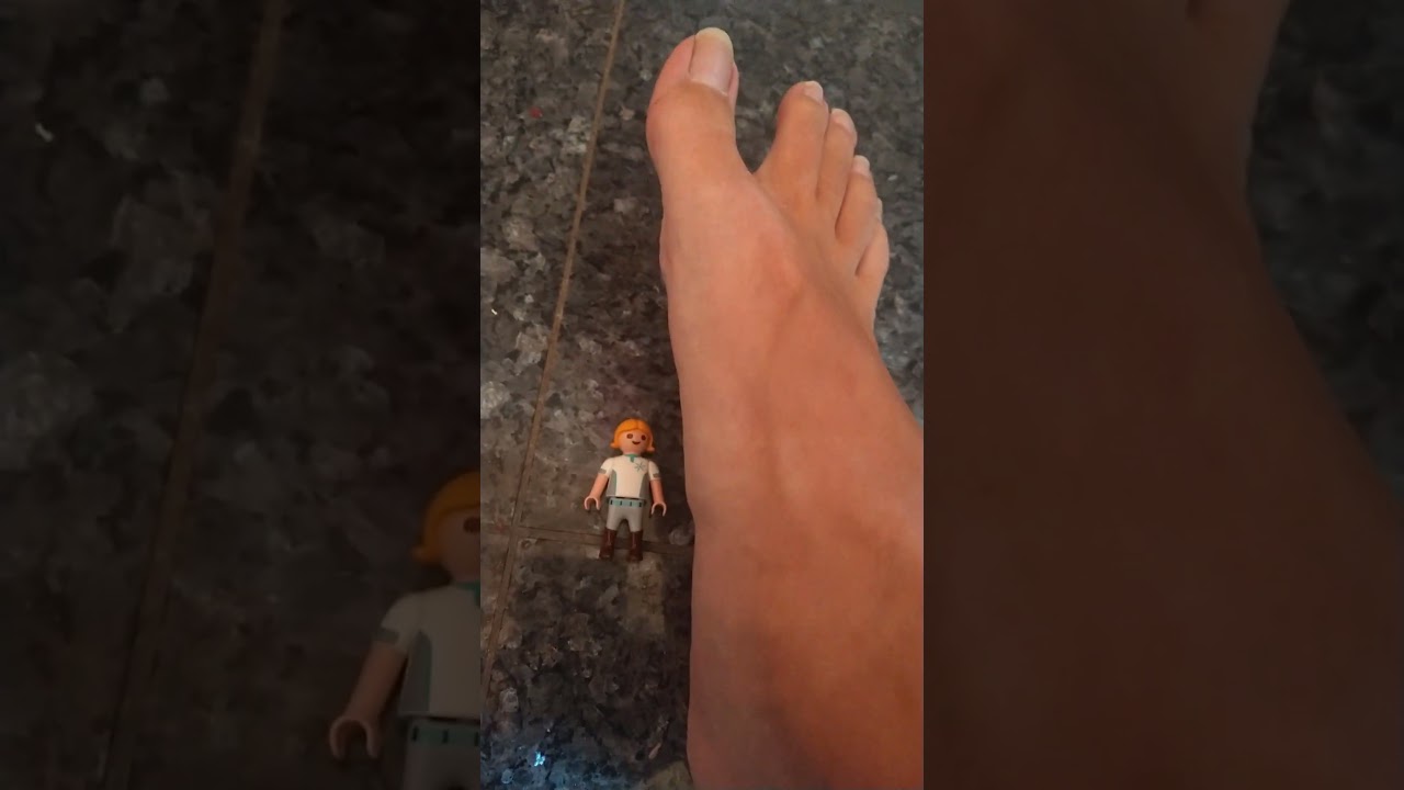 I will crush you with my giant foot 