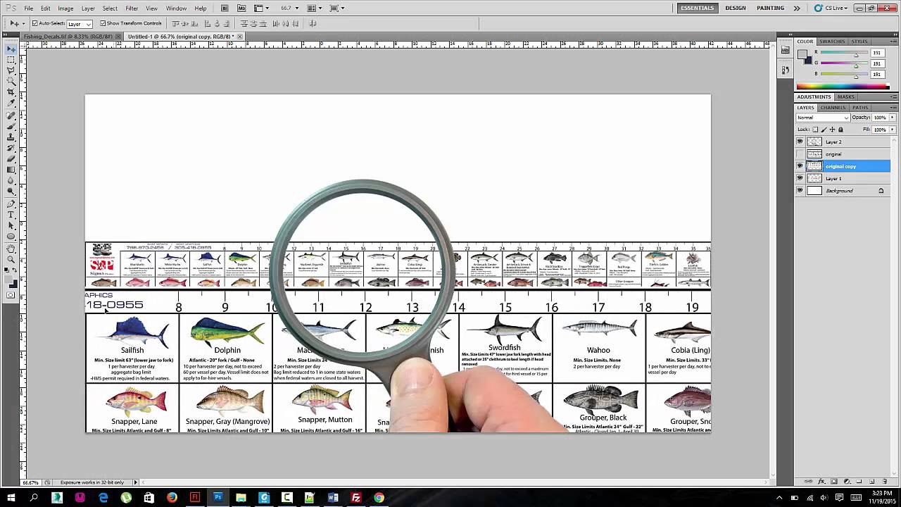 Zoom In Effect with Photoshop. │ Efecto Lupa con Photoshop.