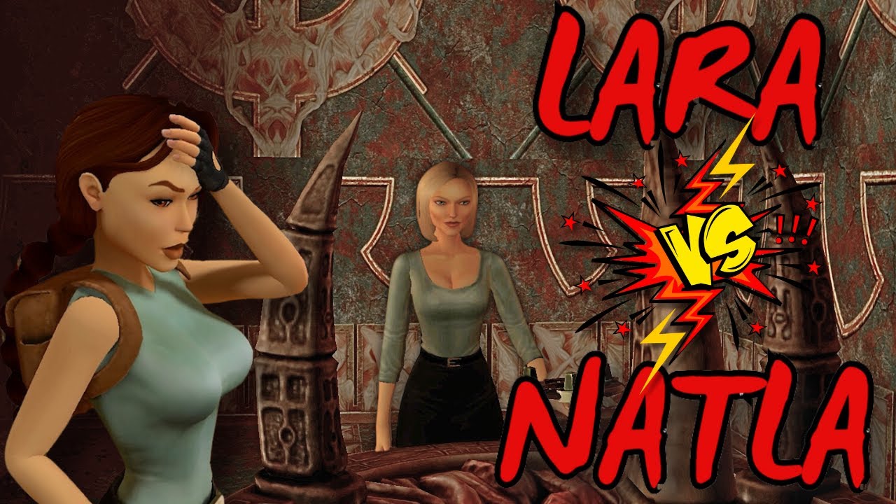 Lara Croft VS Jacqueline Natla Tomb Raider 1 - Tomb Raider Remastered Comparison