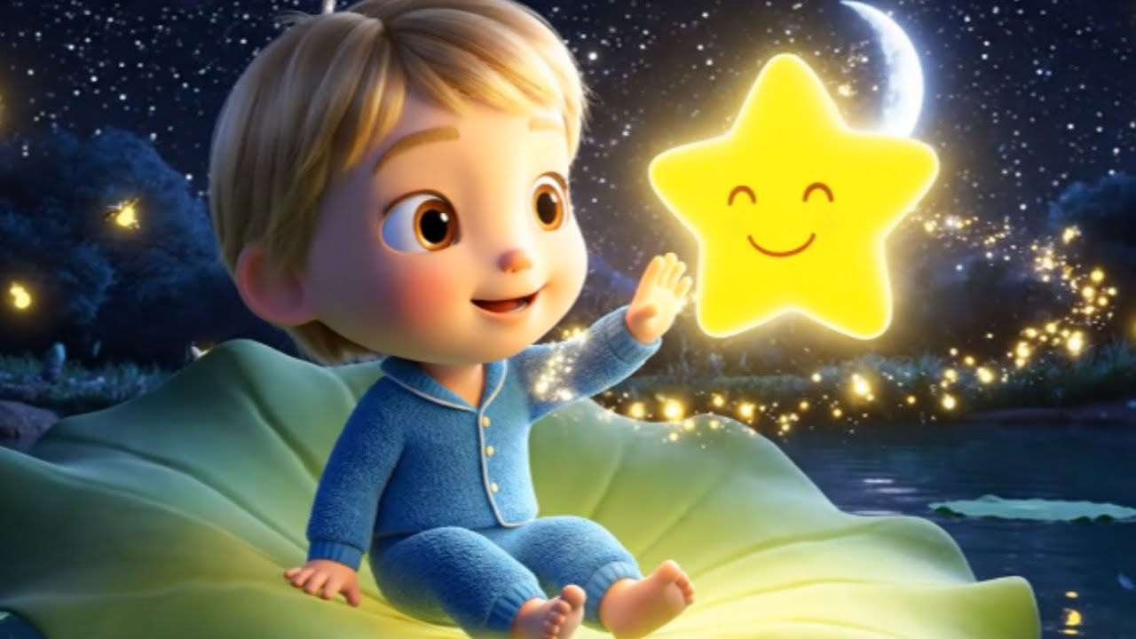 🌤️ Twinkle Twinkle Little Star Lullaby | Gentle Sleep Song for Calm Baby Nights