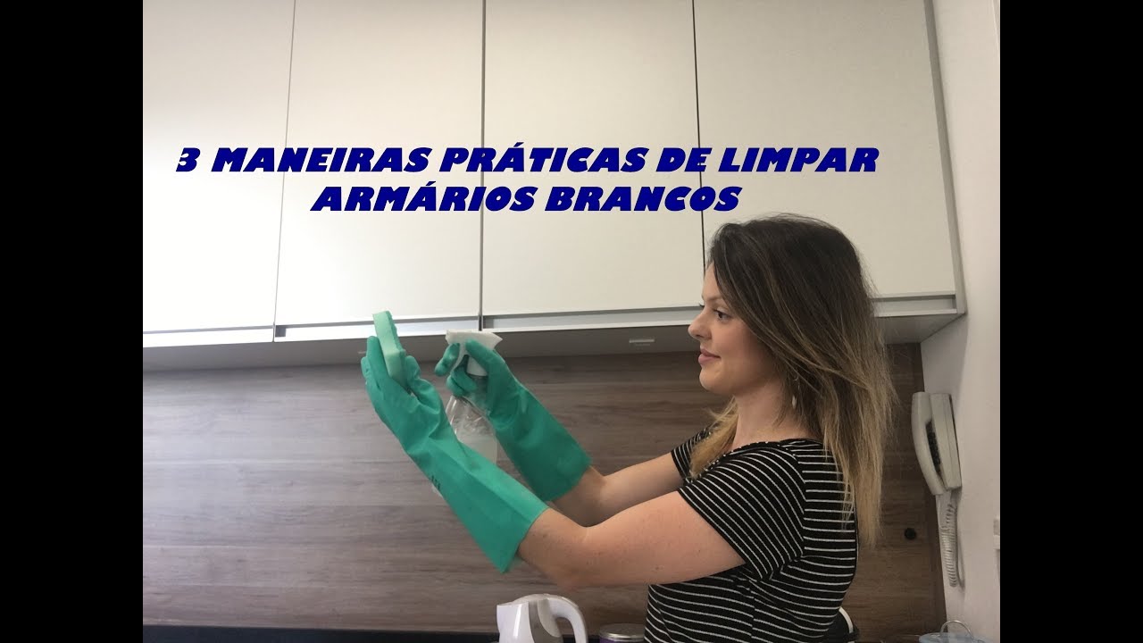 Como Limpar Armários Brancos -  3 Maneiras Práticas - Das 8 às 18h