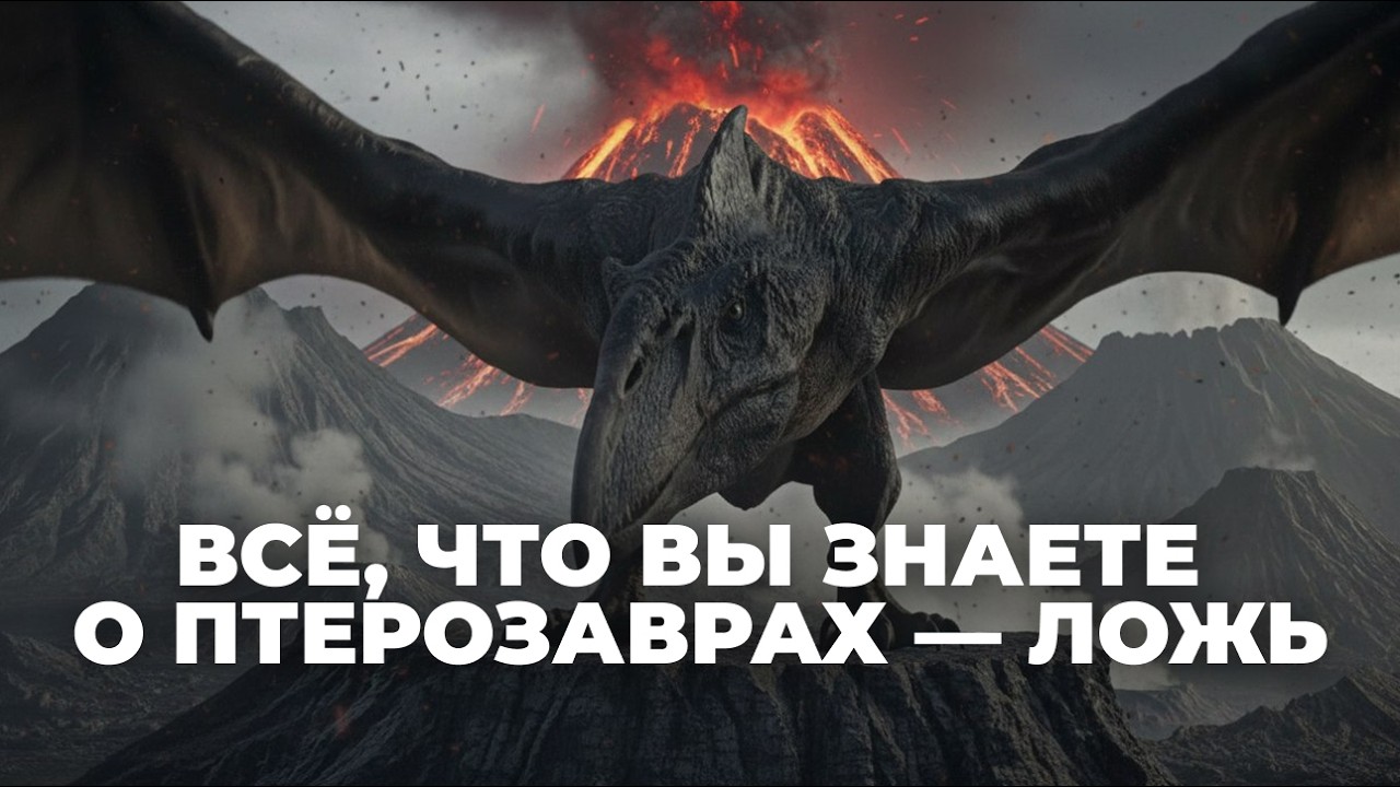 Птеродактиль: ГЛАВНЫЙ МИФ парка Юрского периода! секреты первого КРЫЛАТОГО ДИНОЗАВРА