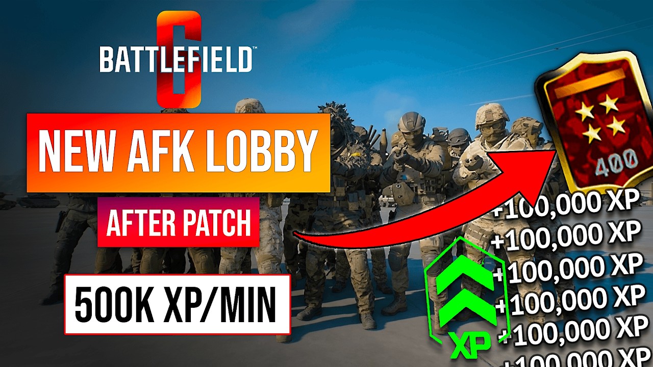 ✅ *AFK* ФАРМ ОПЫТА В BATTLEFIELD 6 ПОСЛЕ ПАТЧА ✅| НОВОЕ ЛОББИ РАБОТАЕТ ПРЯМО СЕЙЧАС! #bf6