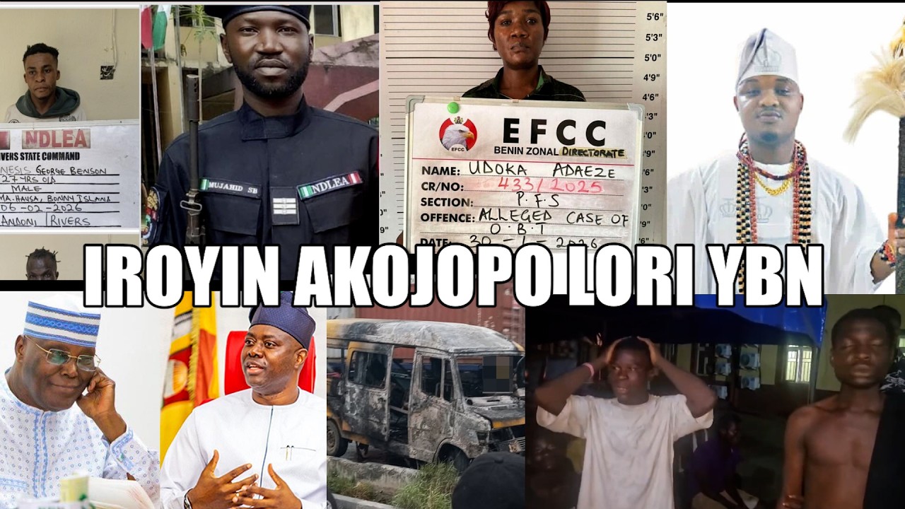 LATEST & TRENDING NEWS FOR THE DAY...IROYIN AKOJOPO AGBEYEWO LORI YBN..NIGERIA & YORUBA NATION NEWS