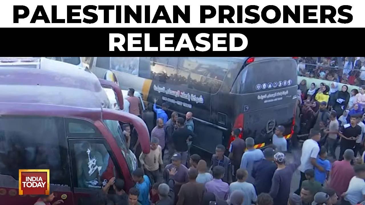 LIVE Palestinian Prisoners Released As Part Of Ceasefire Deal |  Israel-Gaza Ceasefire LIVE