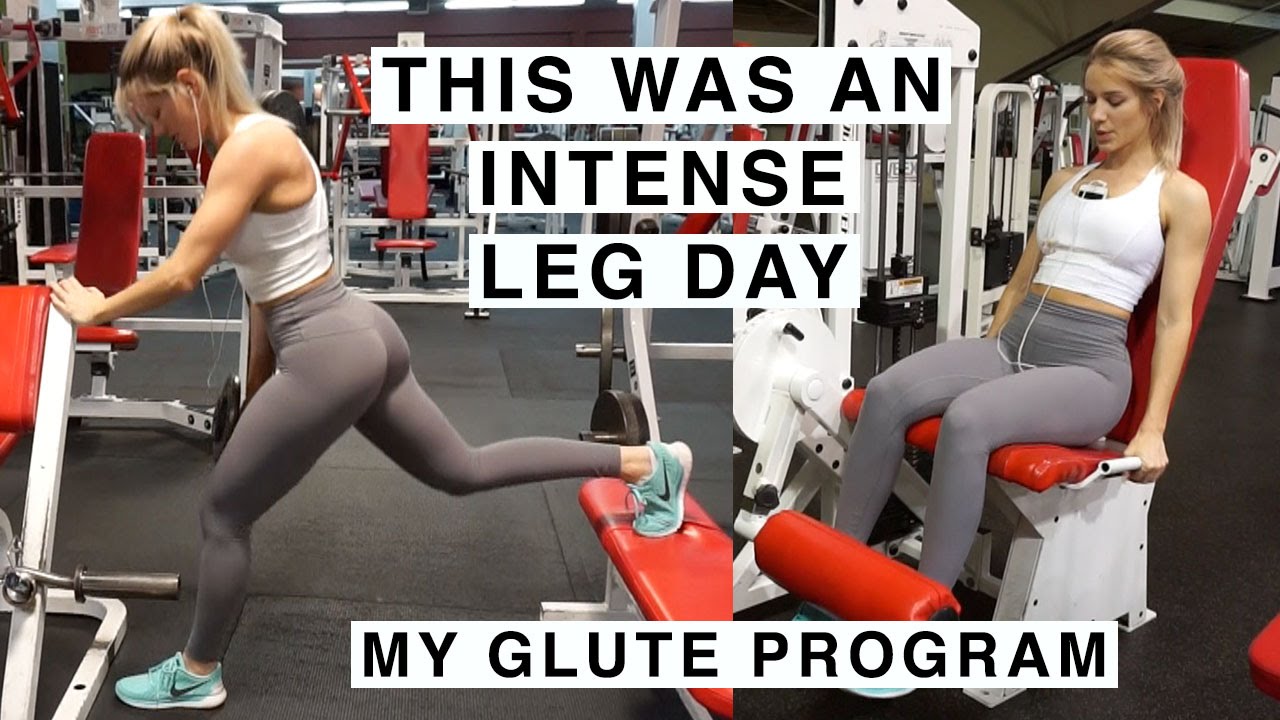 INTENSE LEG DAY + MY GLUTE TRANSFORMATION PROGRAM!