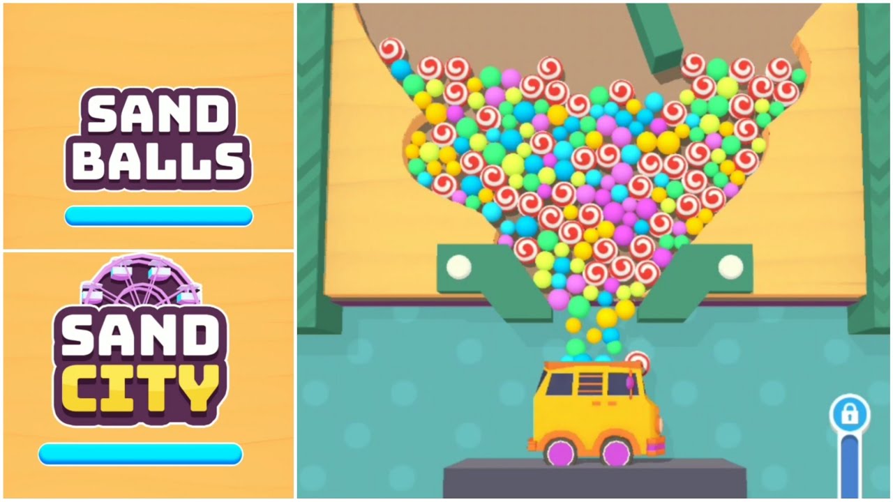 SAND CITY SAND BALLS - ALL LEVELS 1060 GAMEPLAY | UNLOCKED NEW CAR |