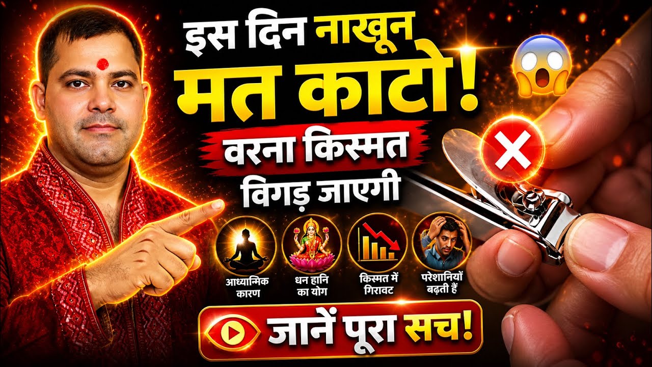 Nakhun Kab Katne Chahiye || Nakhun Kab Nahi Katne Chahiye | Nails Cutting Day Nails Astrology #Nails