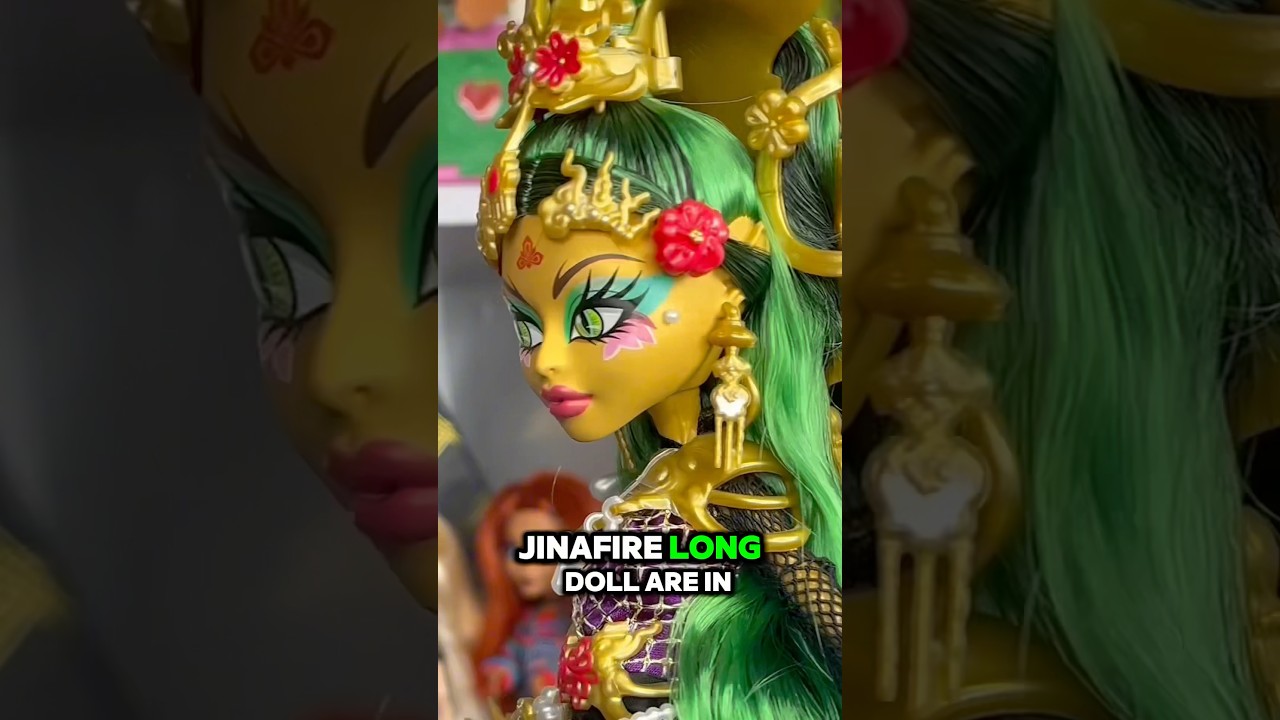 MONSTER HIGH Jinafire Long Doll #shorts #shortfeed #jinafire #monsterhigh #dolls
