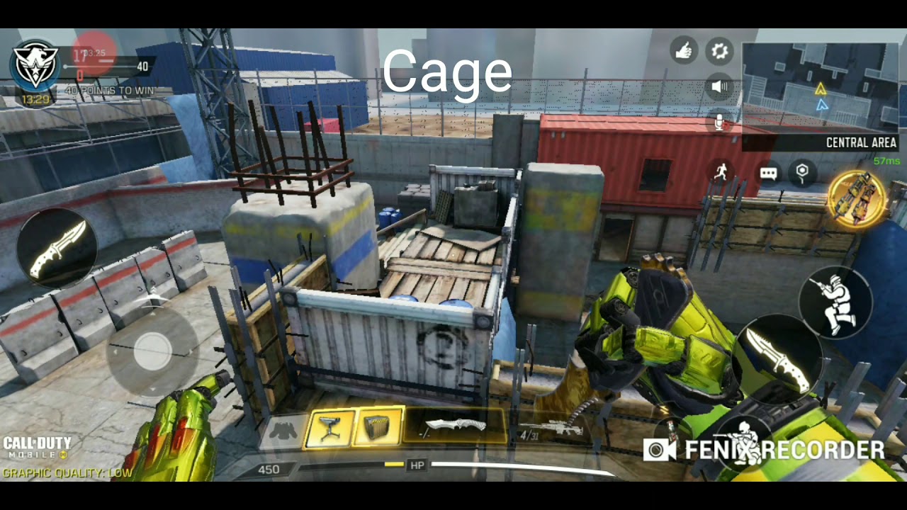 Call of duty Mobile Glitches: Fully on top of Cage w/ Bonus
