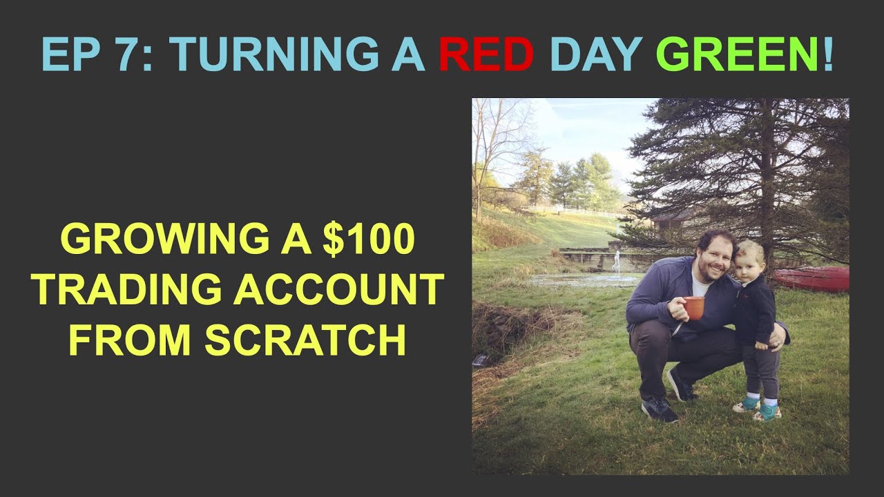 Ep. 7: TURNING A RED DAY GREEN! Growing a $100 trading account | $KOS $AMC $EPZM $ANY