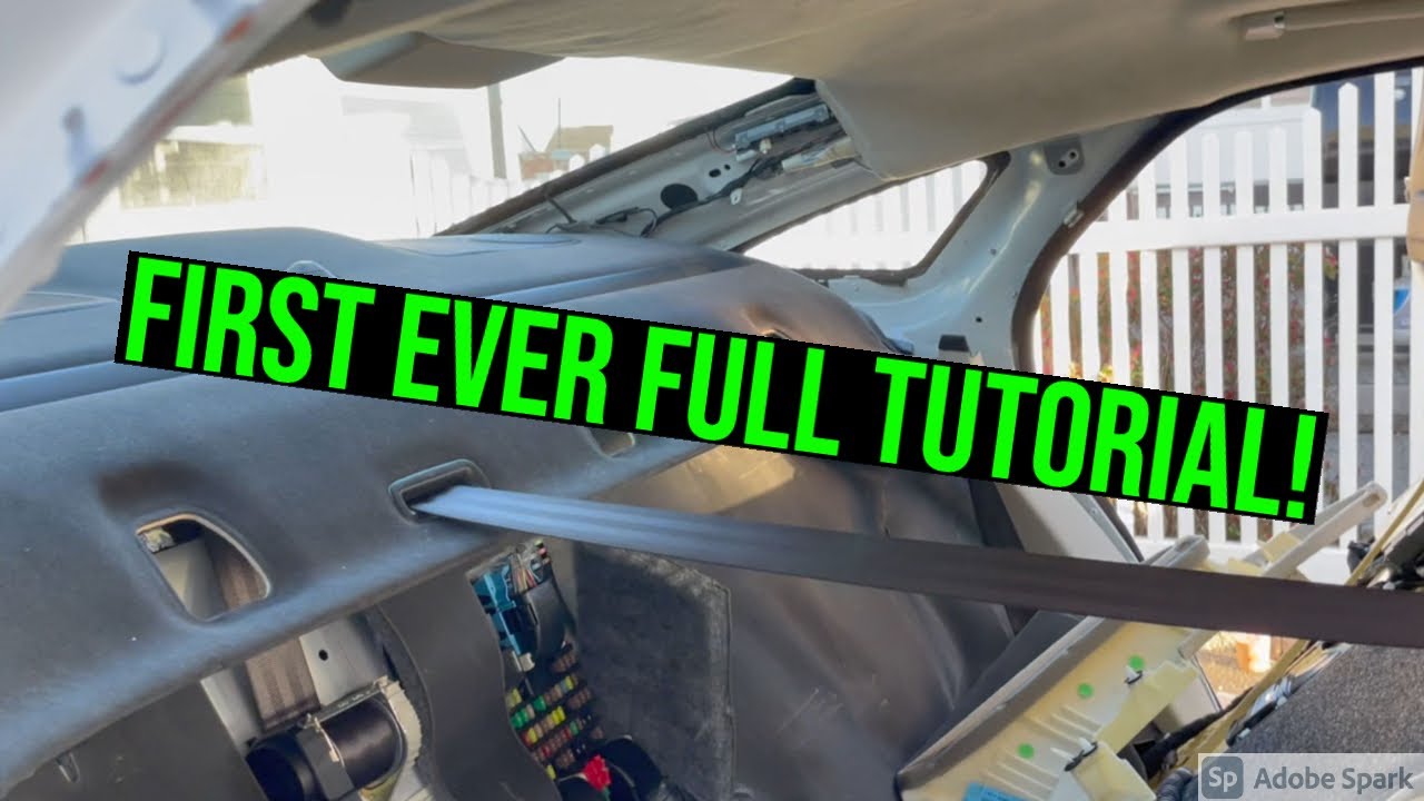 Removing the rear seats and rear deck on a 2011 Jaguar XJL X351 full complete guide!
