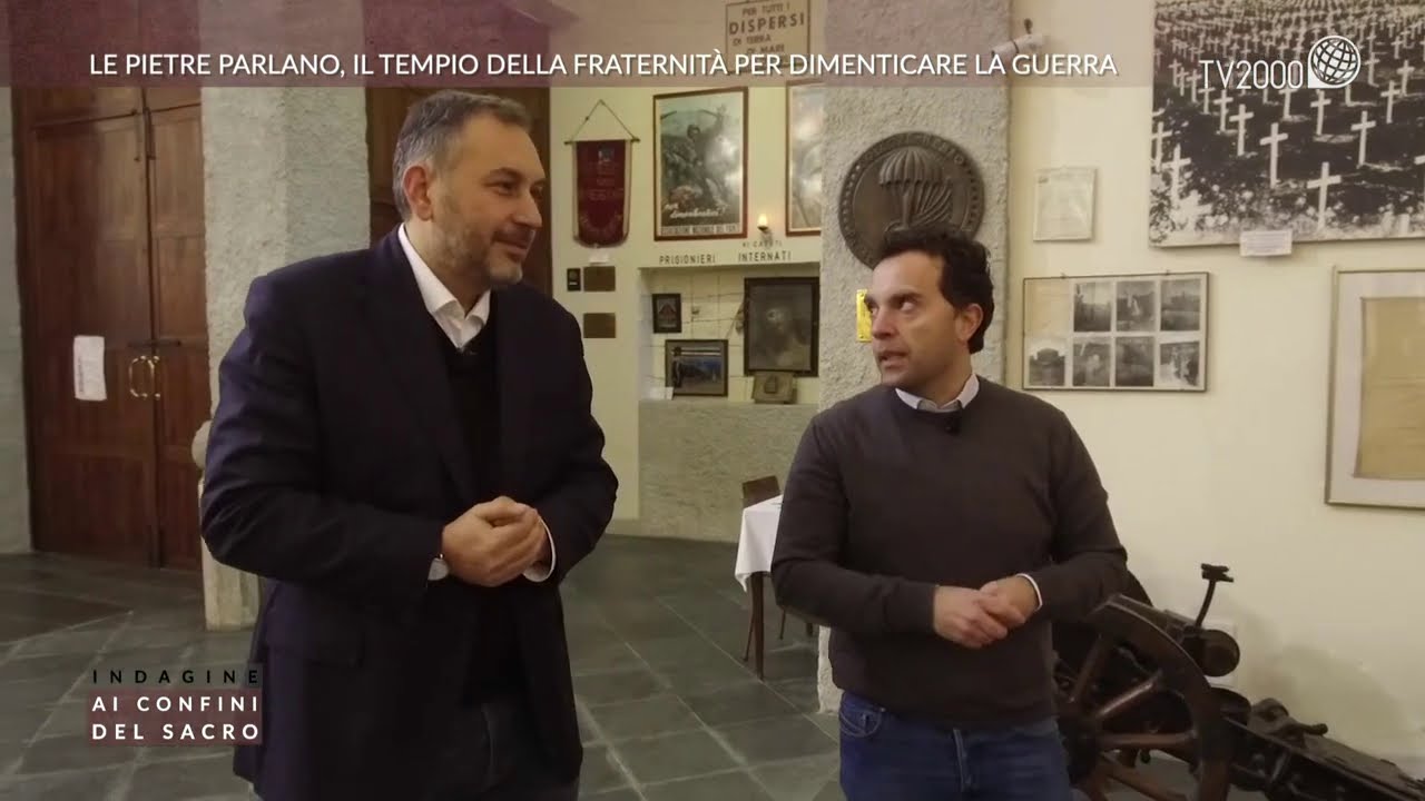 Le Pietre parlano, il tempio della fraternità per dimenticare la guerra