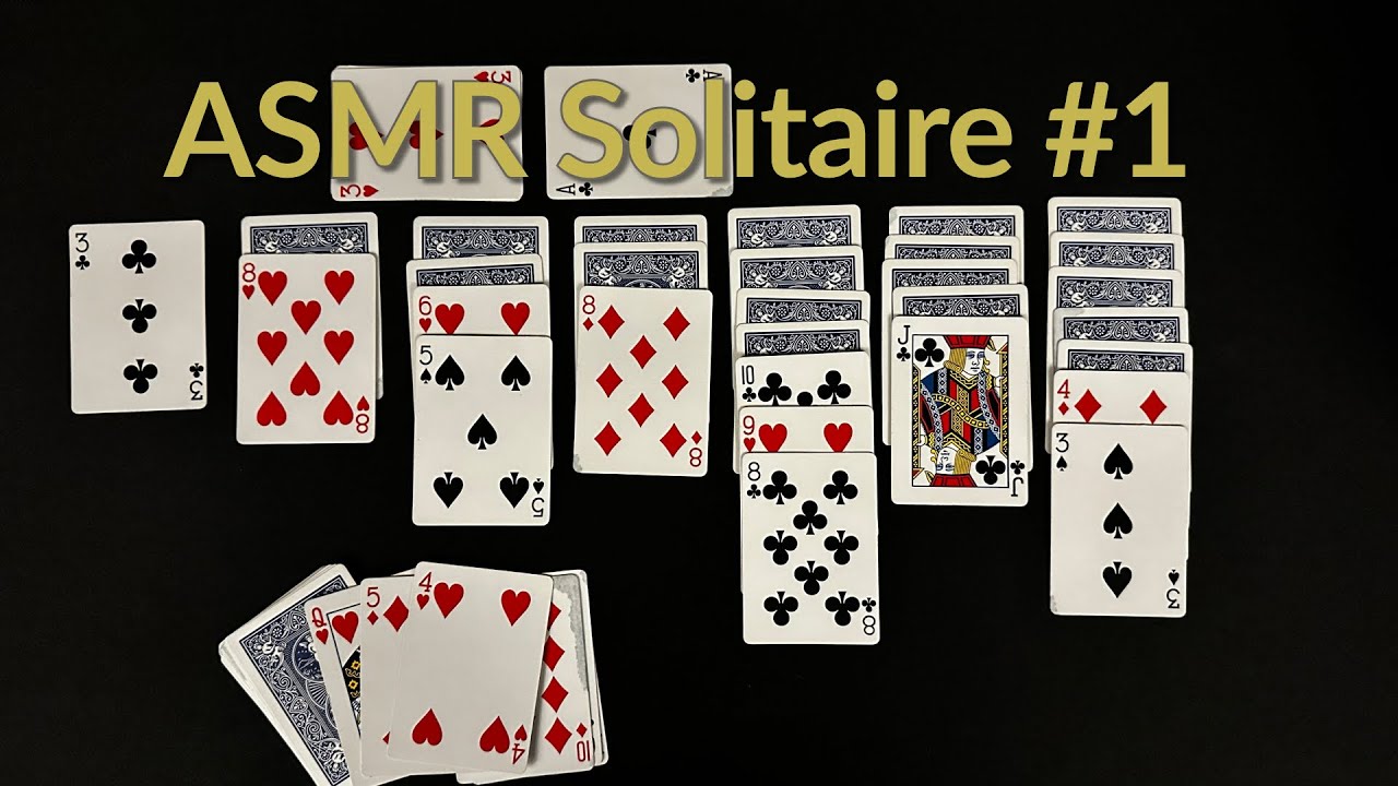 ASMR | Let's Play Solitaire #1