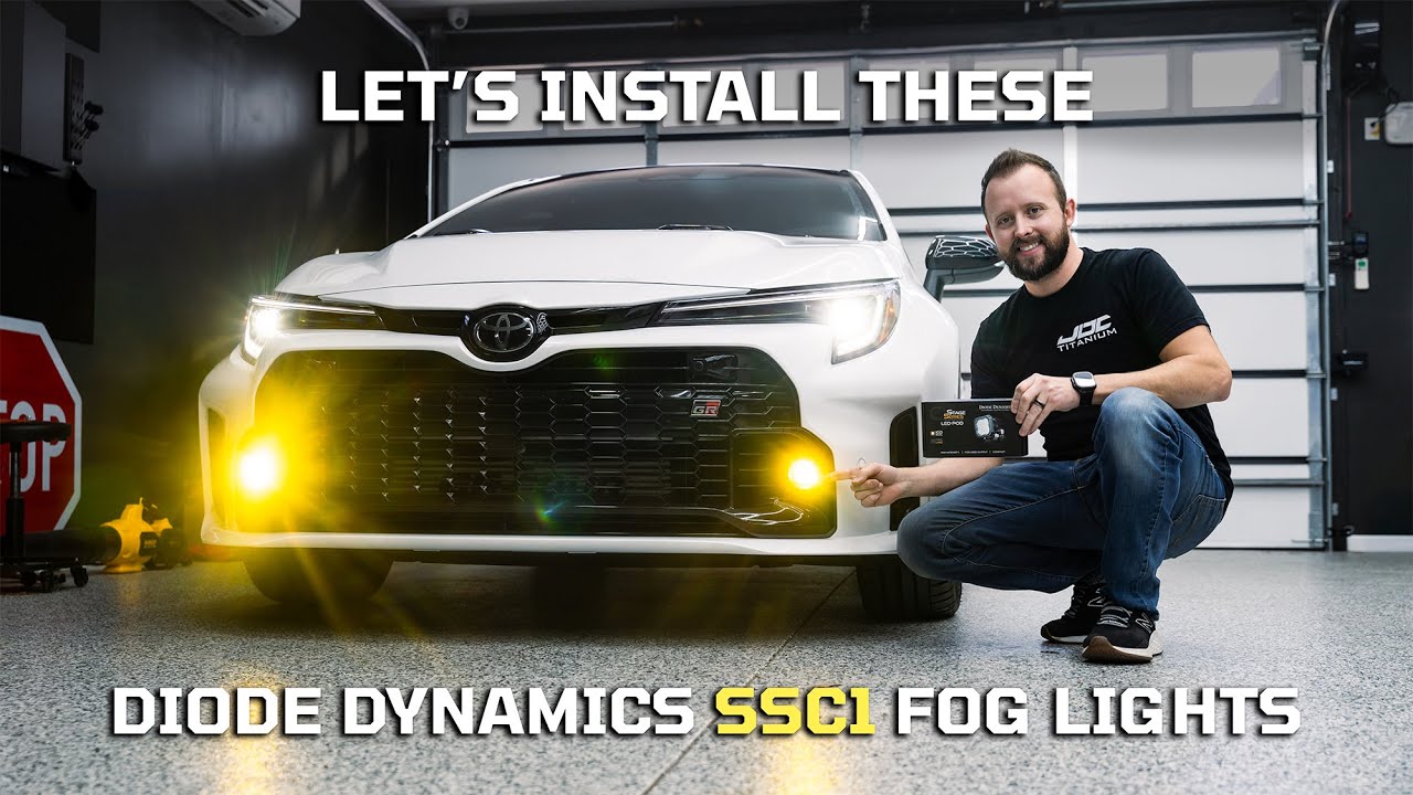 Installing The Diode Dynamics SSC1 Fog Lights On My GR Corolla Circuit Edition!