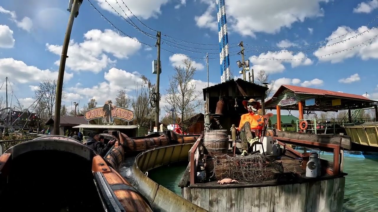 Wildwasserbahn - Skyline Park - Onride 4K - POV