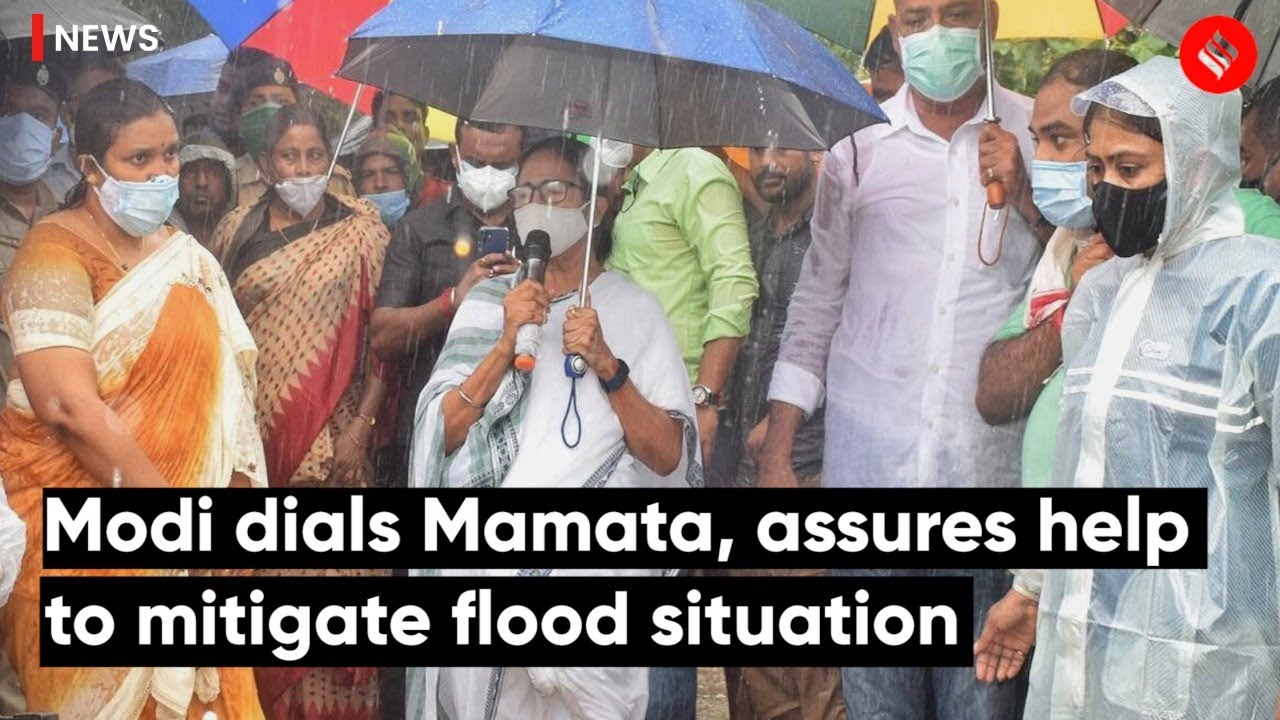 Bengal Floods: Mamata Takes Stock, PM Assures Help To Mitigate Flood Situation