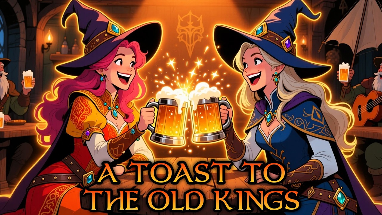 A Toast To The Old Kings | Medieval Tavern and D&D Song (Lyrics Video)