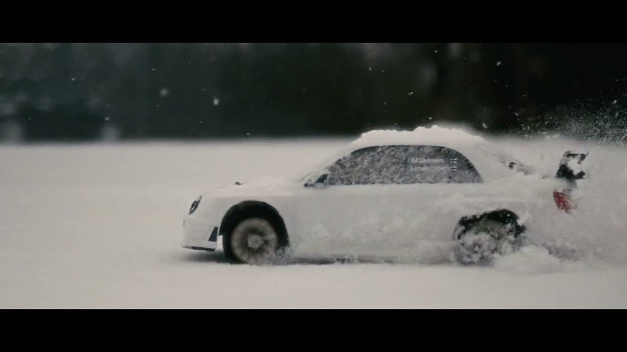 #kyosho Subaru Fazer Rally in the Snow