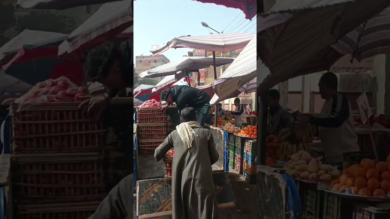 آخر عهد للباعة الجائلين بشارع السوق بأبنوب.