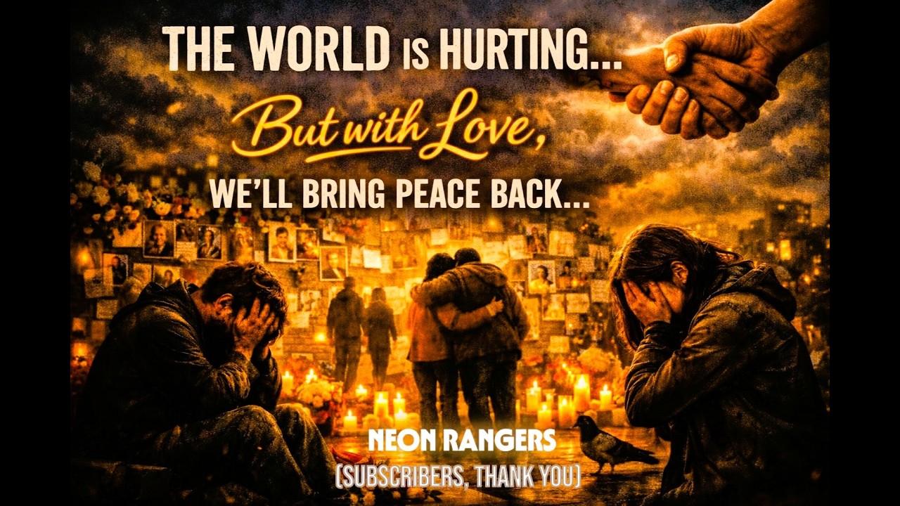THE WORLD IS HURTING | Country need love Song | peace & love | Ballad | NEON RANGERS Ai