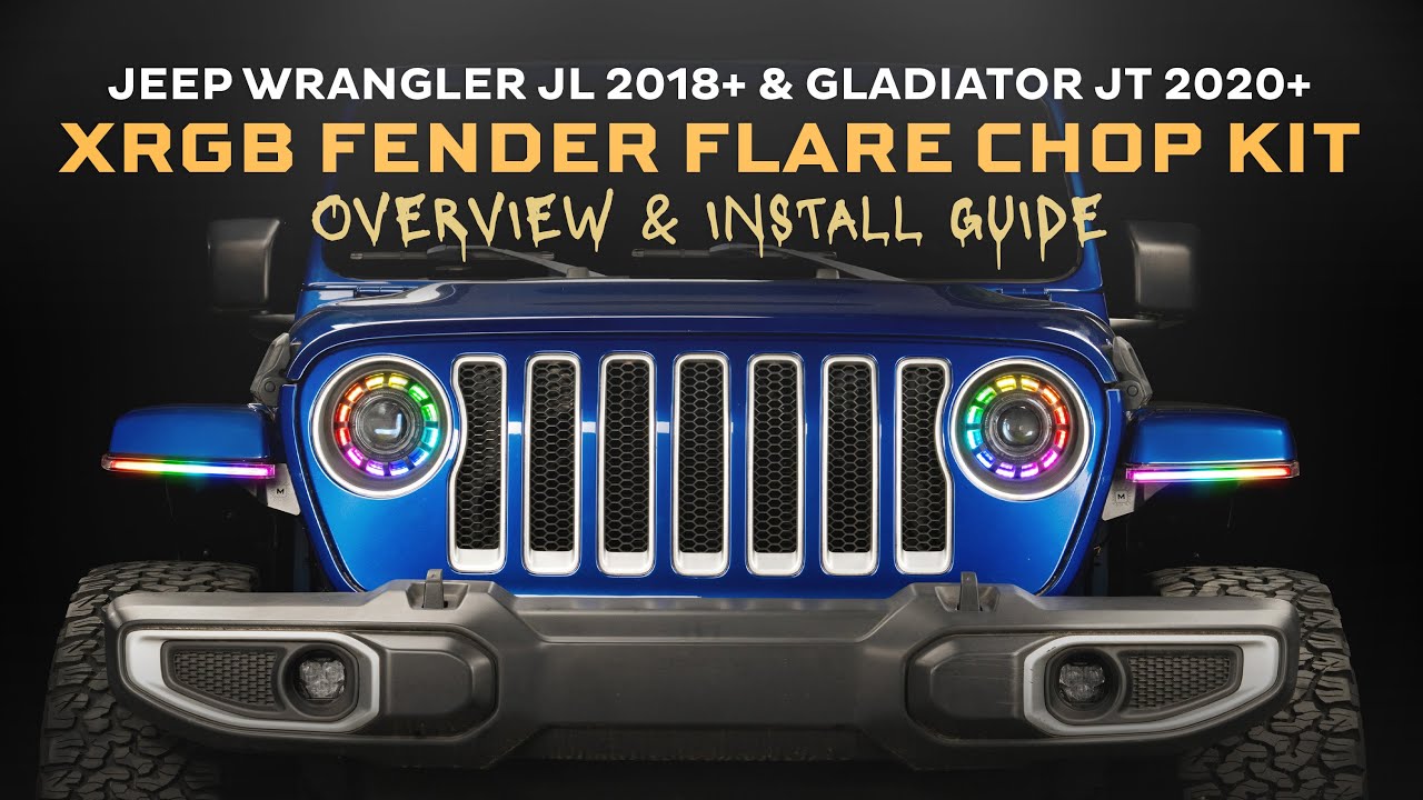 Morimoto XRGB LED Fender Chop Kit for Jeep JL & JT | Install + Overview