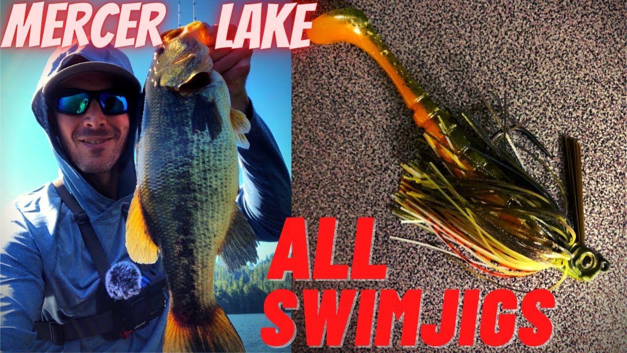 Mercer Lake Swimjig Fishing 7-5-21
