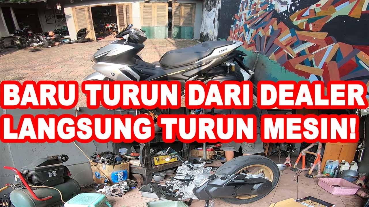 MOTOR BARU LANGSUNG BORE UP !!? Aerox 155 Connected ABS 2021