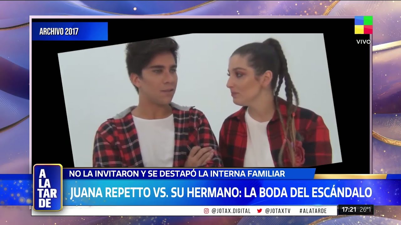 😱 JUANA REPETTO VS. SU HERMANO, BAUTISTA LENA: LA BODA DEL ESC&Aacute;NDALO