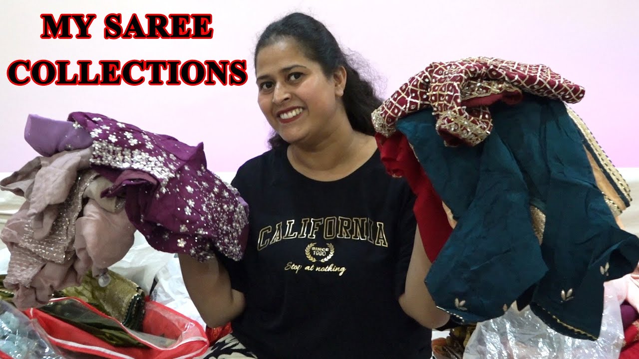 My Saree Collection ||poojaparmarshow|| #pooja #saree #meesho #myntra #amazon #flipkart