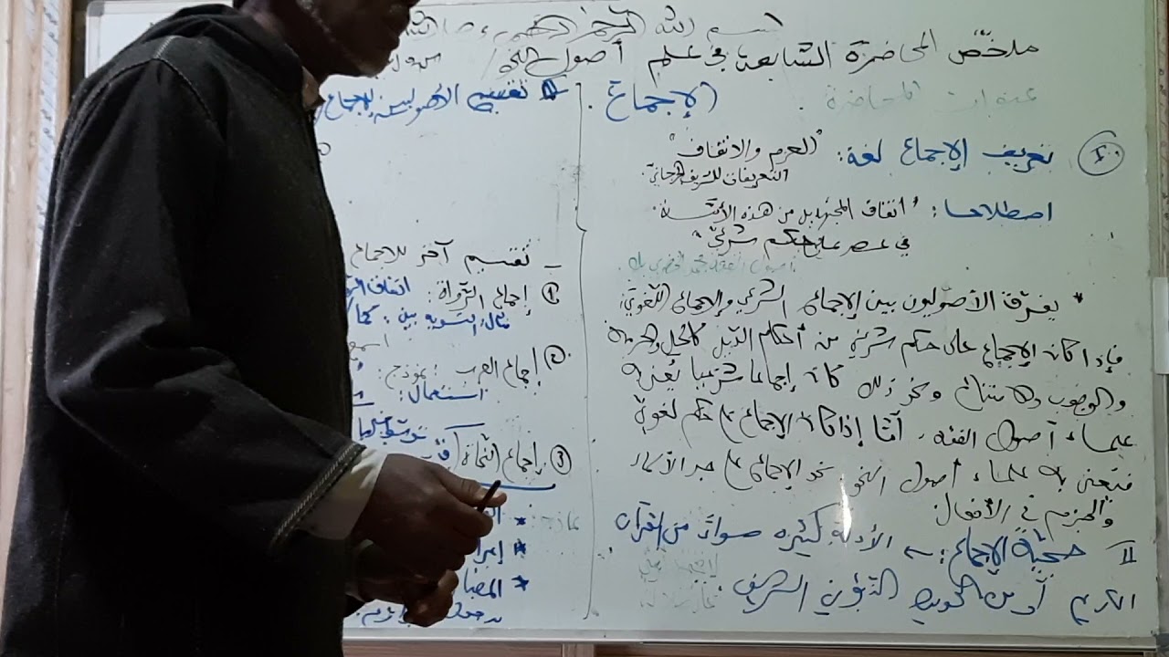 محاضرة في علم أصول النحو : الاجماع