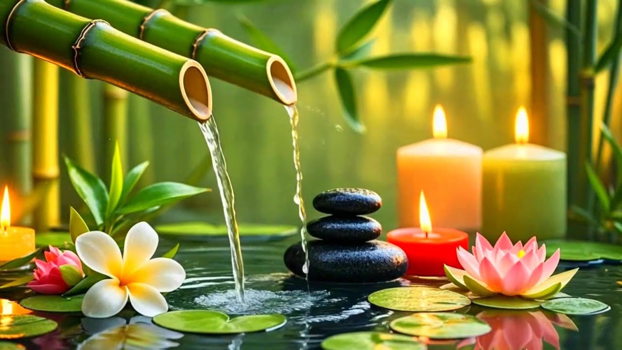 Relaxing Music with Natural Water Sounds 🌿 Anxiety Calm and Insomnia Relief