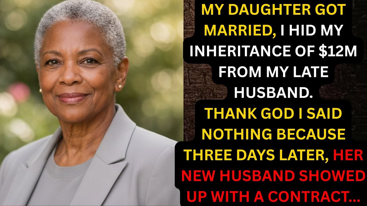 My Daughter got married, I Hid My Inheritance $12M From My Late Husband  Thank God I Said Nothing...