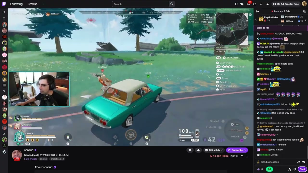 Shroud PUBG GOAT Sniping in Fate Trigger Battle Royale Playtest