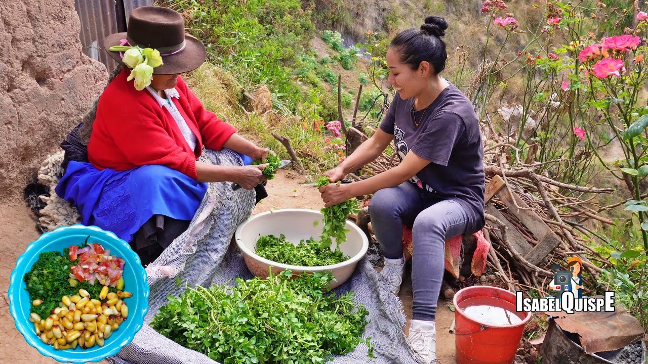 Preparé Picante de Berros con mi Mamá | Isabel Quispe