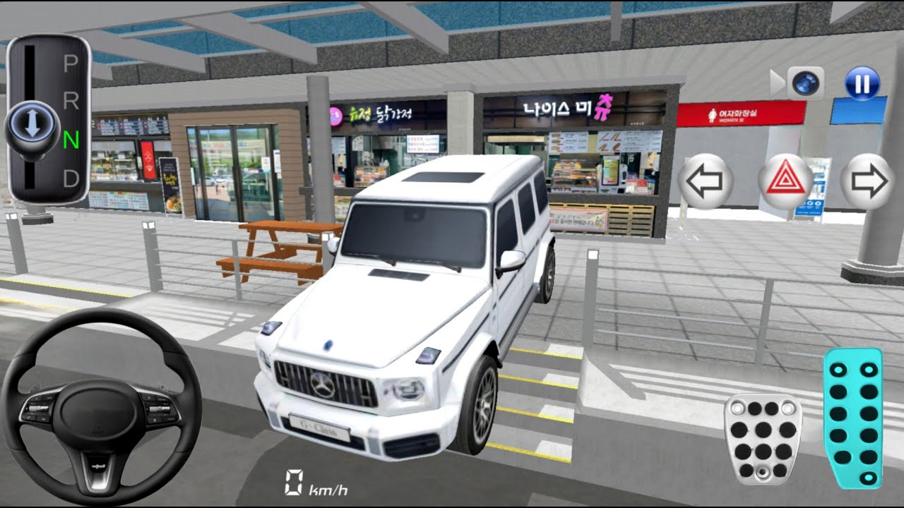 New Benz G Class Car in Highway Rest Area - 3D Driving Class Simulation - Android Gameplay