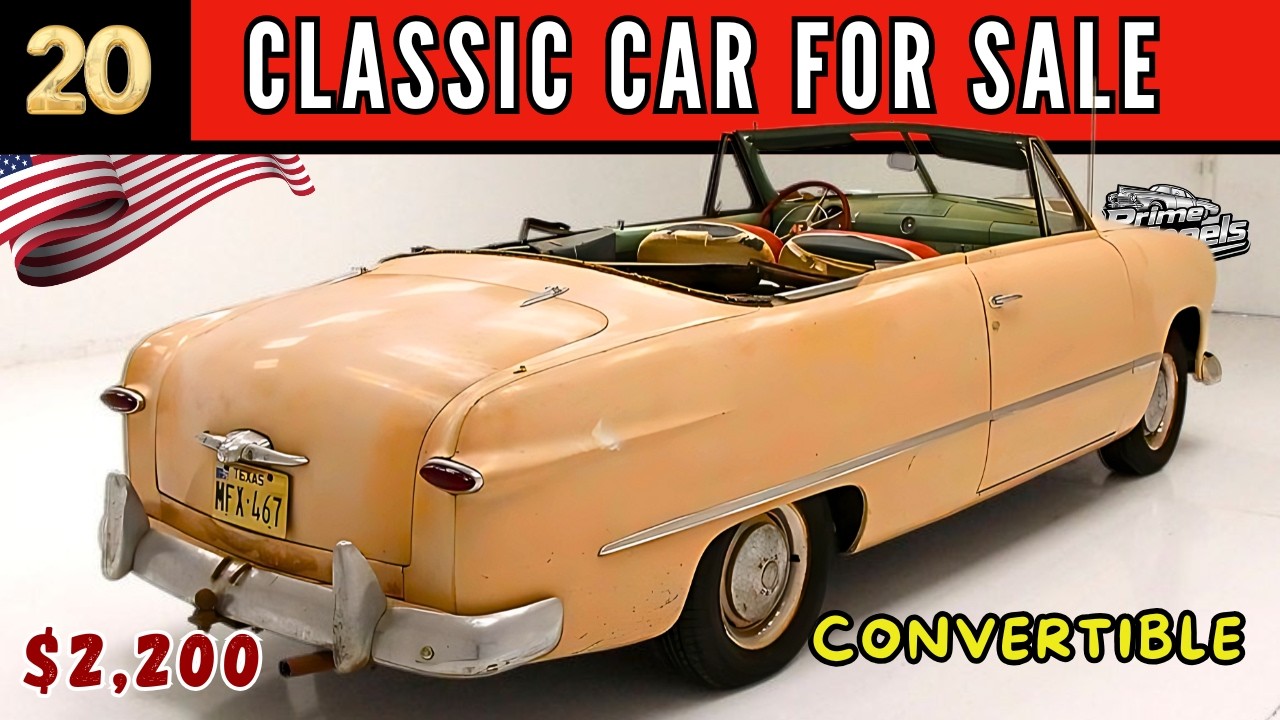 20 cheap classic cars for sale under budget by owner today