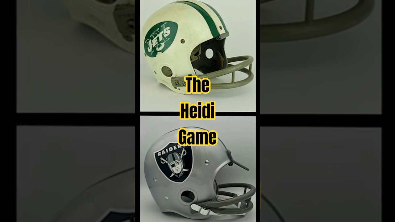 THE HEIDI GAME (The infamous NBC decision to cut from the Jets Raiders game to Heidi in 1968)